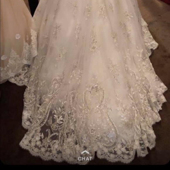 COPY - Stephen yearick Swarovski beaded wedding dress - Picture 2 of 8